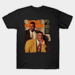 Stacey Augmon and Larry Johnson - Dressed For Succes, 1990 T-Shirt